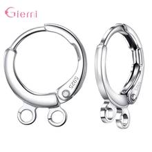 New Arrivals Wholesale 925 Sterling Silver Hoop Earring DIY Accessory Handmade Earring Jewelry Findings 10 Pcs/lot Fast Shipping 2024 - buy cheap