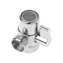 Brass 3-way Diverter Valve Faucet Connector Adapter Three Head Function Switch U1JE 2024 - buy cheap