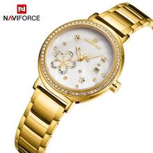 NAVIFORCE Watch for Women Simple Fashion Casual Round Stainless Steel Gift for Mother Girl Friend Clock Lady Female 2020 NF5016 2024 - buy cheap