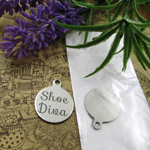 10 шт.-подвески из нержавеющей стали «Shoe Diva», 5 стилей на выбор, подвески «сделай сам» для ожерелья, браслета 2024 - купить недорого