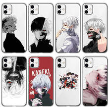 Tokyo ghoul capa de celular transparente, capinha de celular para iphone 11 12 mini pro max x xr xs 8 7 6s plus 2024 - compre barato