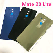 Carcasa trasera de cristal para Huawei Mate 20 Lite, tapa trasera de batería, funda de puerta con cola, para Huawei Mate 20 Lite 2024 - compra barato