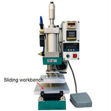 Pneumatic Leather Hot Stamping Machine,Sliding Table Marking Machine For LOGO Business Card and Wood 2024 - buy cheap