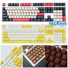 104 Keys PBT Assorted Color Universal Keycaps for Cherry MX Mechanical Keyboard 2020 new 2024 - buy cheap