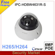 Оптовая продажа dahua оригинальный IPC-HDBW4631R-S 6MP IP Камера IK10 IP67 ИК POE SD слот камеры видеонаблюдения Камера DH-IPC-HDBW4631R-S 2024 - купить недорого