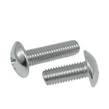 20pcs 10-32 phillips big mushroom head screws thread UNF pitch bolts large truss type stainless steel male screw 1/4"-2" long 2024 - buy cheap