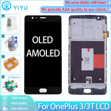 5.5'' AMOLED/OLED For Oneplus 3 3T LCD Display With Touch Screen Assembly For One Plus 3T A3000 A3010 A3003 LCD Screen+Frame 2024 - buy cheap