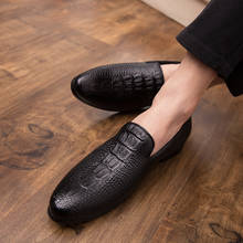 Sapatos de couro para homens de negócios sapatos de escritório de negócios sapatos de couro grande tamanho italiano 2024 - compre barato