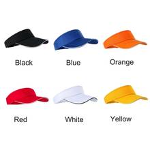 Gorra de tenis de Color sólido, sombrilla de algodón y poliéster, sombrero de tenis transpirable, accesorios deportivos 2024 - compra barato