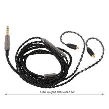 8 8 Share 3,5 MM/Tipo C auricular MMCX Cable con micrófono/Control de volumen para Shure SE215 SE315 SE425 SE535 SE846 UE900 WESTONE SONY 2024 - compra barato