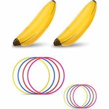 10pcs Bachelorette Party Game Inflatable Banana Ring Toss Game Kit for Birthday Wedding Tossing Games Party Decorations 2024 - buy cheap