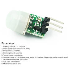Module Mini IR Pyroelectric Infrared PIR Motion Human Sensor Automatic Detector Module AM312 Sensor DC 2.7 To 12V AM312 2024 - buy cheap