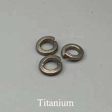 Junta tórica de titanio, anillo de bloqueo dividido, arandela de resorte, M3, M4, M5, M6, M8, M10, M12, M14, M16, M18, M20, M22, M24, TA2, DIN127 2024 - compra barato