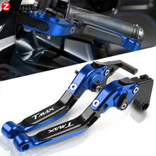 Motorcycle Accessories Adjustable Folding Extendable Brake Clutch Levers Parts For YAMAHA TMAX530 TMAX 530 SX/DX 2017 2018-2019 2024 - buy cheap