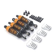 Amortecedor de metal para carro, 4 unidades, para wpl c14 c24 c34 mn d90 d99 mn90 mn99s rc peças de atualização 2024 - compre barato