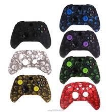 Skull Pattern Silicone Gamepad Cover+2 Joystick for xbox one X S Controller D21 20 Dropship 2024 - buy cheap