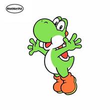 HotMeiNi 13cm x 8.9cm Green little dinosaur Graphics Cartoon Car Sticker Funny Car Decal Vinyl Car Window Bumper Decor 2024 - buy cheap