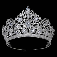 Tiaras e coroa hadiyana para casamento, acessórios discretos para cabelo, princesa coroa bc3772, princesa princesa 2024 - compre barato