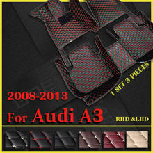 Alfombrillas personalizadas para coche, alfombrillas para AUDI A3 Hatchback/sportback 2008, 2009, 2010, 2012, 2013 2024 - compra barato