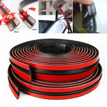 1pcs Car Rubber Seal Strips Roof Protector Front Rear Windshield Edge Sealing Strips Sticker Noise Insulation Car Accessories 2024 - купить недорого