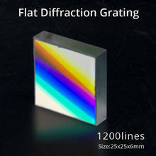 K9 Optical Glass Flat diffraction Grating Teaching spectral decomposition Precision component Detect 1200Lines 2024 - buy cheap