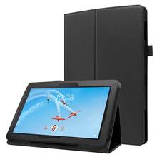 Case For Lenovo Tab E10 10.1 Tablet Cover Funda TB-X104F TB X104F TB-X104L Folding PU Leather Stand Shell Protective Case Para 2024 - buy cheap