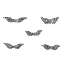 20pcs 7/8mm Tibetan Antique Silver Plated Wings Charm Pendant For DIY Bracelet Necklace Jewelry Making Findings 2024 - buy cheap