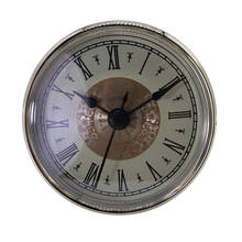 Reloj de cuarzo con números romanos, piezas de movimiento, bisel dorado, Estilo Vintage 2024 - compra barato