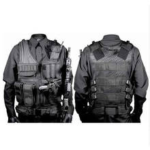 Ropa de caza de camuflaje para hombre, chaleco táctico militar Swat, aparejo de pecho, chaleco de caza CS del ejército SWAT con múltiples bolsillos, accesorios de Camping 2024 - compra barato