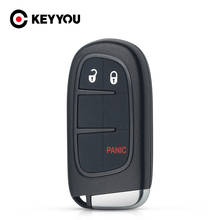 KEYYOU-carcasa de mando a distancia para Jeep Cherokee Ram FCC, 2 + 1/3 + 1/3/4 + 1 botones, Fob, para GQ4-54T, 2014, 2015, 2016, 2017, novedad 2024 - compra barato