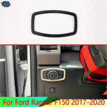 For Ford Raptor F150 2017-2020 Car Accessories Carbon Fiber Style Head Light Switch Button Control Panel Cover Trim Bezel 2024 - buy cheap