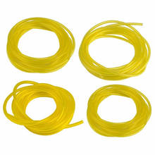 4 X Petrol Fuel Gas Line Pipe Tubing For Trimmer Chainsaw Blower Yellow 2024 - buy cheap