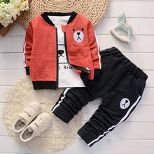 2019 Jacket T-shirt And Pants Spring New Children's Clothing 3 Pieces Clothing Sets for Boys Cotton Boy's Clothes Kids Clothes 2024 - compre barato
