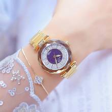 Relógio de pulso feminino luxuoso, novo relógio de marca de diamante, quartzo, para moças, à prova d'água, moderno, casual 2024 - compre barato