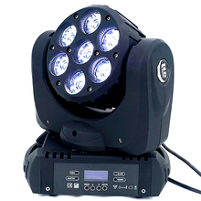 Haz de luz LED con cabezal móvil, 7x20W, RGBW, 4 en 1, 9/16 canales Dmx, para Dj, luces de discoteca, efectos de iluminación de escenario 2024 - compra barato