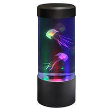 USB Powered Jellyfish Mood 3D Desk LED Night Light Children Night Light Hypnotic Jellyfish Relaxing Aquarium Light Of Life Lamp 2024 - buy cheap