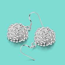 Novo feminino 925 brincos de prata esterlina criativo dandelion pingente brincos charme jóias festa de aniversário acessórios presentes 2024 - compre barato