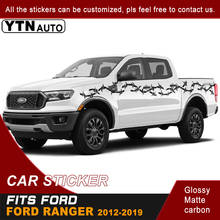 Calcomanía para coche Ford Ranger Wildtrak T6 T7 T8 2012-2020, pegatina de vinilo gráfico para lateral, accesorios de decoración 2024 - compra barato