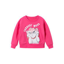 Disney Marie Cat Anime Casual Hoodies Sweatshirts Cartoon Children Clothing Long Sleeve Winter Girls Gifts 2024 - buy cheap