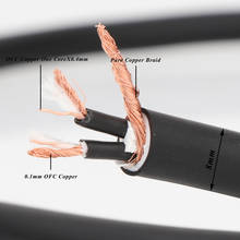 Hi-end OFC OCC Mixed Copper RCA XLR Audio 8mm HiFi Audio Interconnect Bulk Cable DIY RCA Balance Wire 2024 - buy cheap