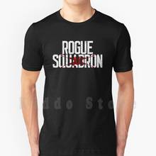 Мужская футболка с принтом эскадрильи Rogue, хлопковая Новая классная футболка, пилот-солдат, пилот, Rebel Hero, Force, красный фильм Галактики, научная фантастика 2024 - купить недорого