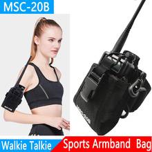 ABBREE-Bolsa de MSC-20B para walkie-talkies, funda de Radio bidireccional, soporte para brazalete, para BaoFeng UV-5R, BF-888S, UV-82, TYT wouxn 2024 - compra barato