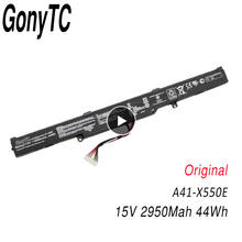 GONYTC-Batería de portátil Original A41-X550E para ASUS X450 X450E X450J X450JF X751M X751MA X751L X750JA A450J A450JF A450E 2024 - compra barato