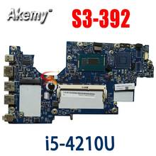 Akemy laptop Motherboard For ACER Aspire S3-392 i5-4210U Mainboard 12265-2 SR1EF DDR3 2024 - buy cheap