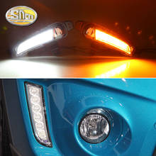 SNCN 2PCS LED Daytime Running Light For Suzuki Vitara 2015 - 2019 2020 Turning Yellow Signal Relay Waterproof Car 12V LED DRL 2024 - buy cheap