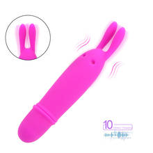 VATINE 10 Speed Rabbit Vibrator Strong Vibration Nipple Massager Clitoris Stimulator Silicone Sex Toys for Women 2024 - buy cheap