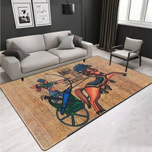 Alfombras de estilo étnico nórdico para sala de estar, tapete de franela suave con estampado 3D, decoración del pasillo del hogar, personalizado 2024 - compra barato