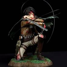 Figura de acción de ataque a los Titanes, Pulchra Levi Ackerman, estilo de lucha, modelo de colección de juguete de PVC de 18CM, regalo 2024 - compra barato