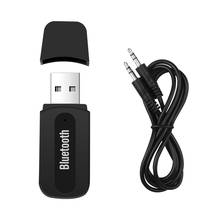 Kebidumei-minireceptor de música estéreo portátil, inalámbrico, USB, Bluetooth, con conector de 3,5mm, Cable de Audio para teléfonos móviles iPhone 2024 - compra barato