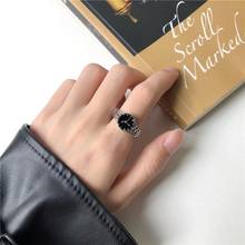 Moda feminina personalidade legal vento sênior nicho índice dedo anel criativo chique relógio forma design anel feminino jóias presente 2024 - compre barato